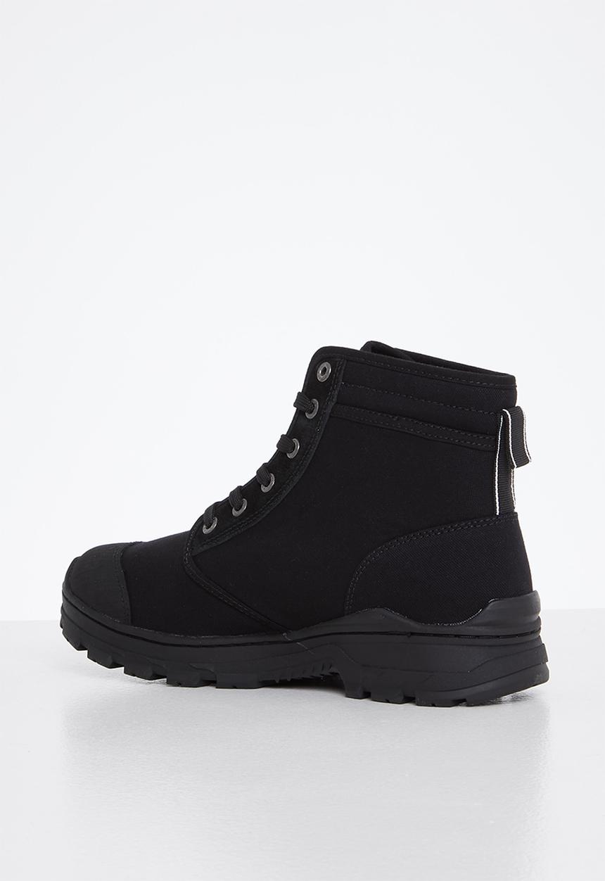 JEEP - Fabric mid ankle boot - black
