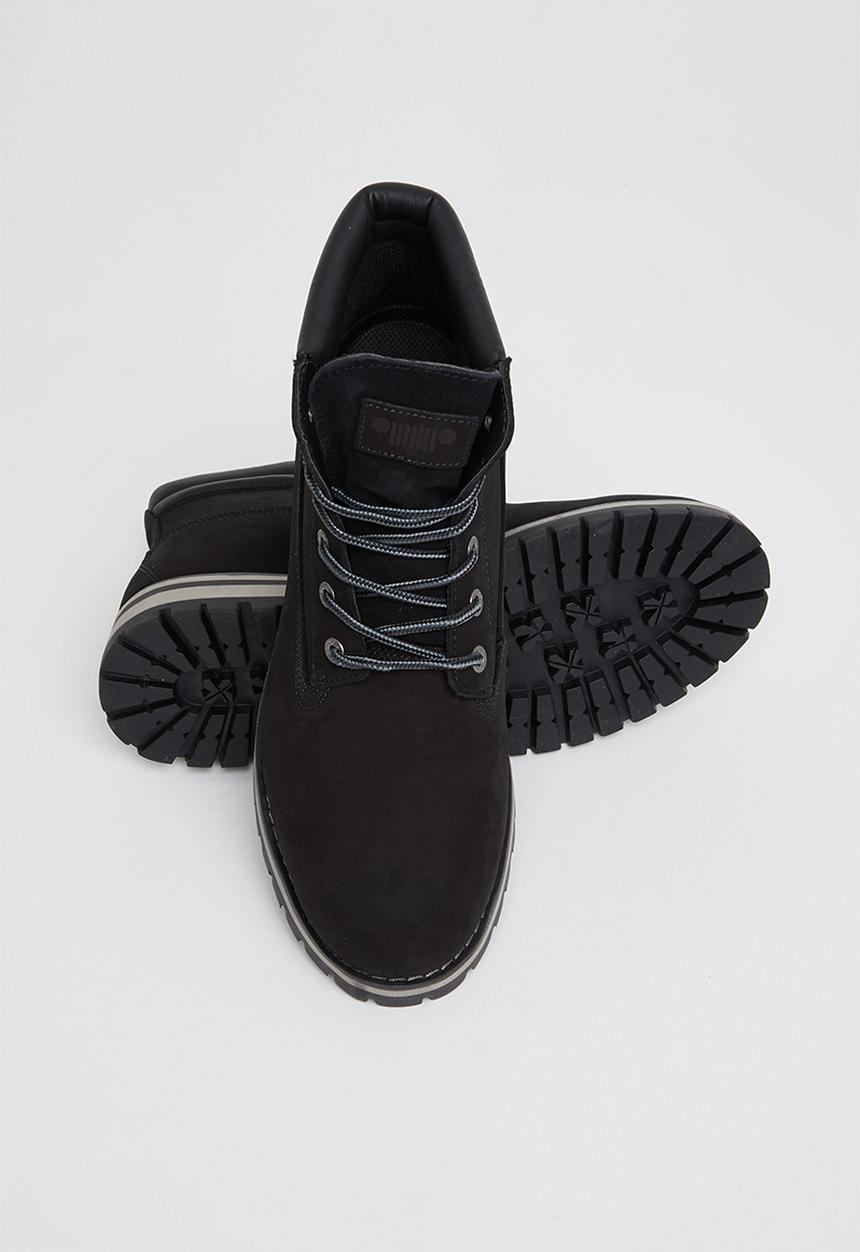 JEEP - Gecko leather boot - black