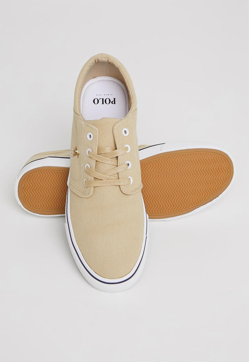 POLO - Classic canvas sneaker - stone