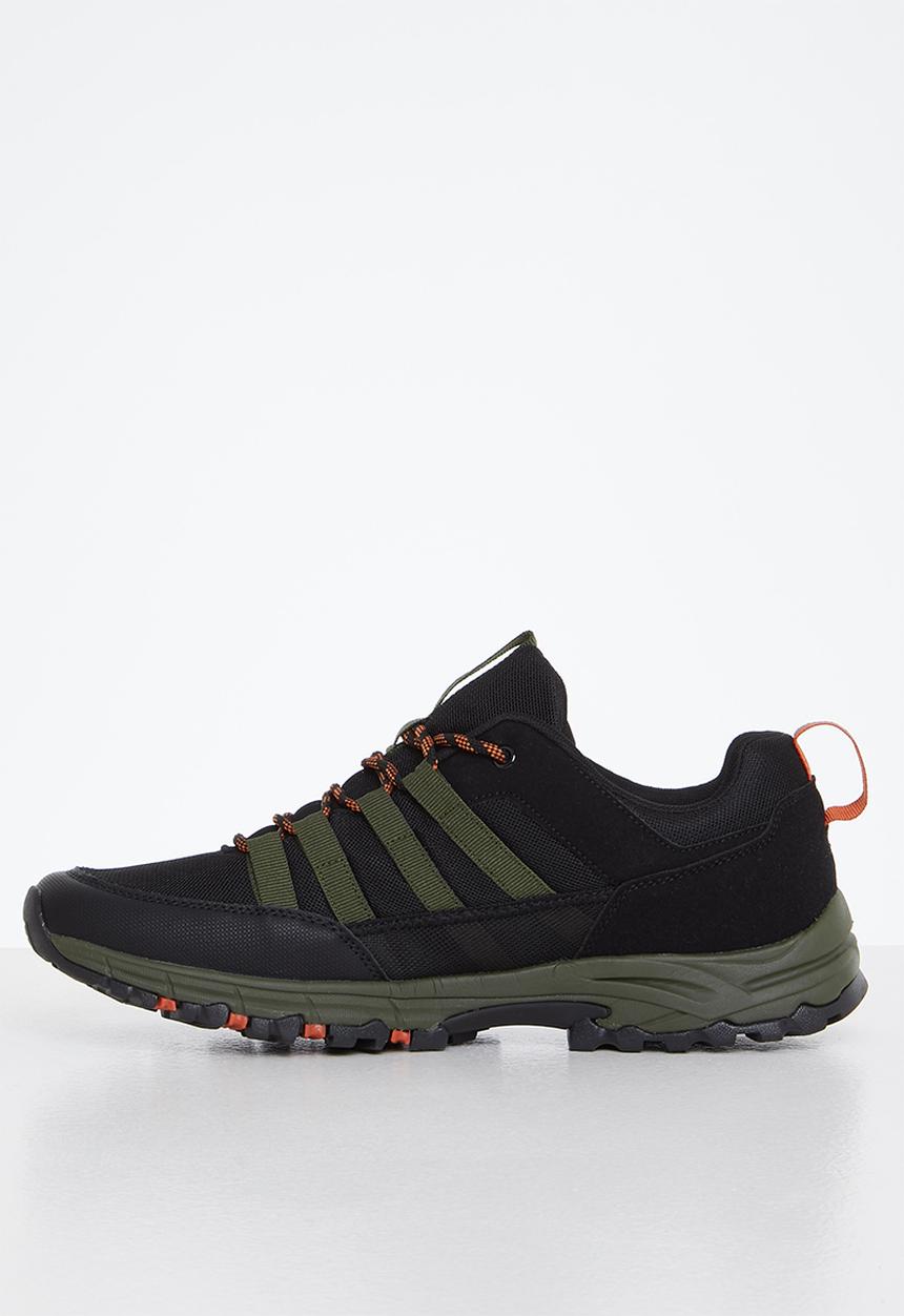 JEEP - Tech walking sneaker - black & olive