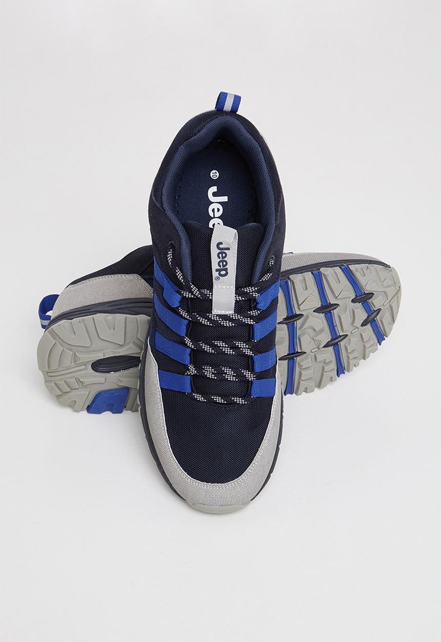 JEEP - Tech walking sneaker - navy & grey