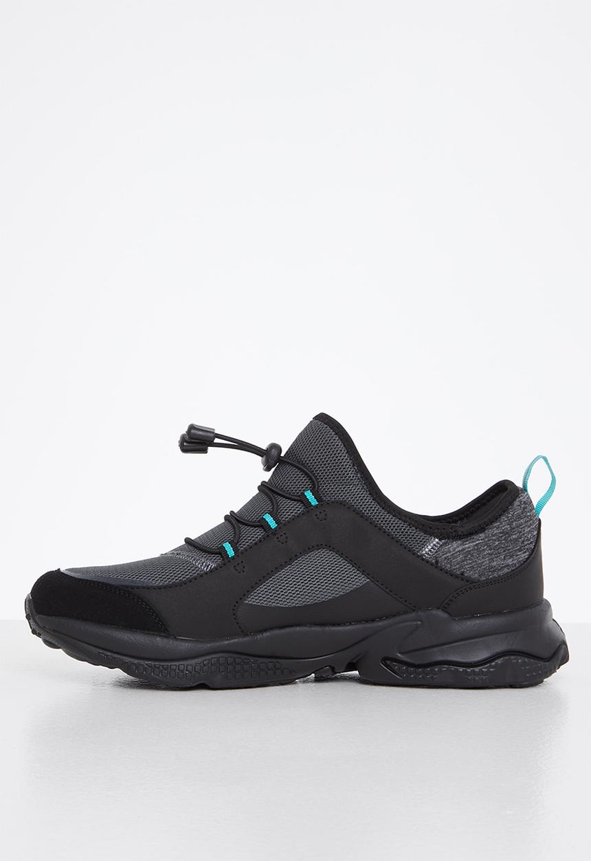 JEEP - Basic running shoes - grey & black