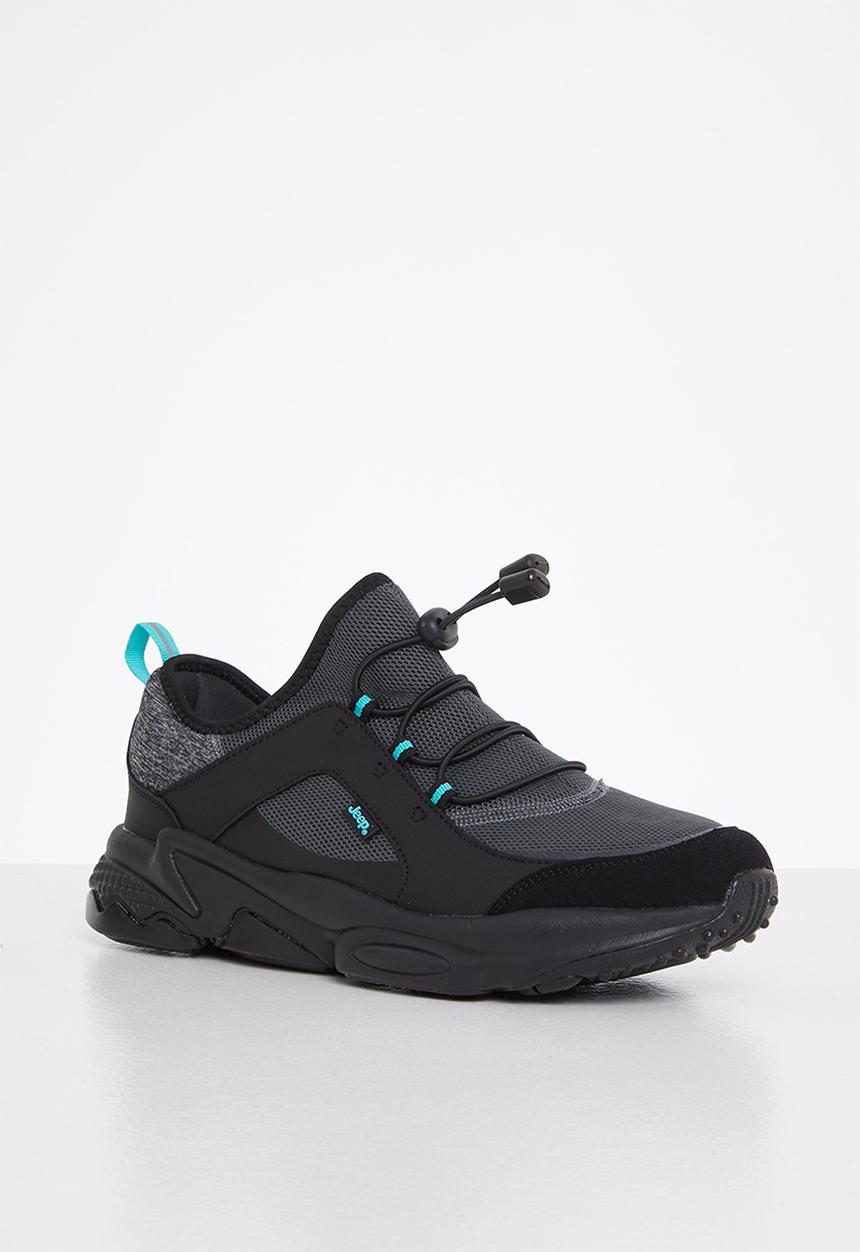 JEEP - Basic running shoes - grey & black