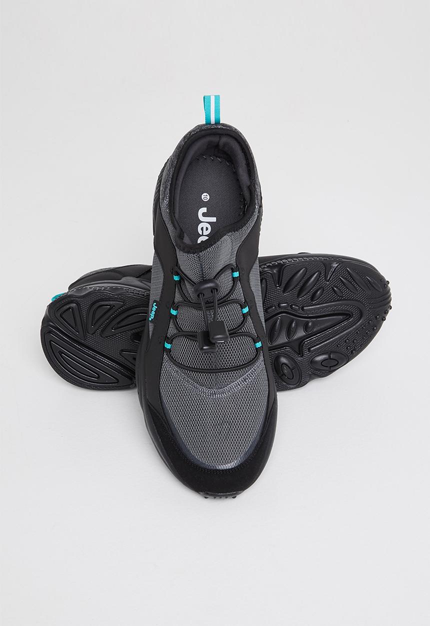 JEEP - Basic running shoes - grey & black