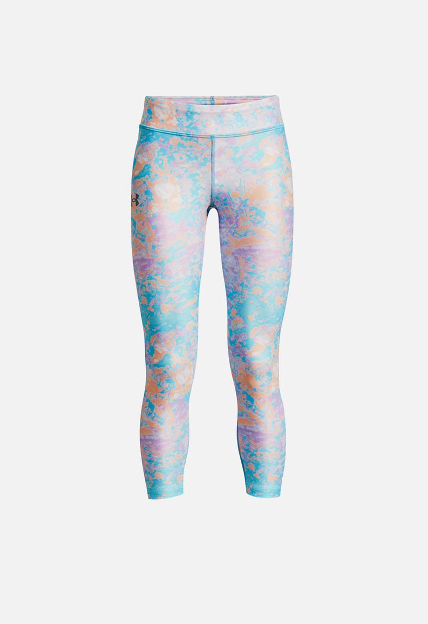 Under Armour - Hg armour printed ankle crop - purple note & cloudless sky