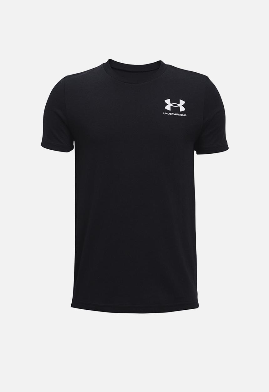 Under Armour - Ua sportstyle left chest short sleeve - black & white