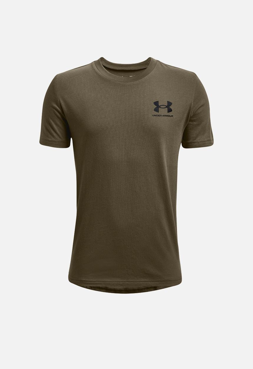 Under Armour - Ua sportstyle left chest short sleeve - tent & black