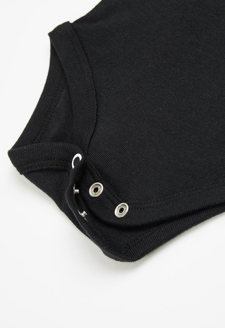 Pop Candy - Boys 2 pack design vests - black & grey