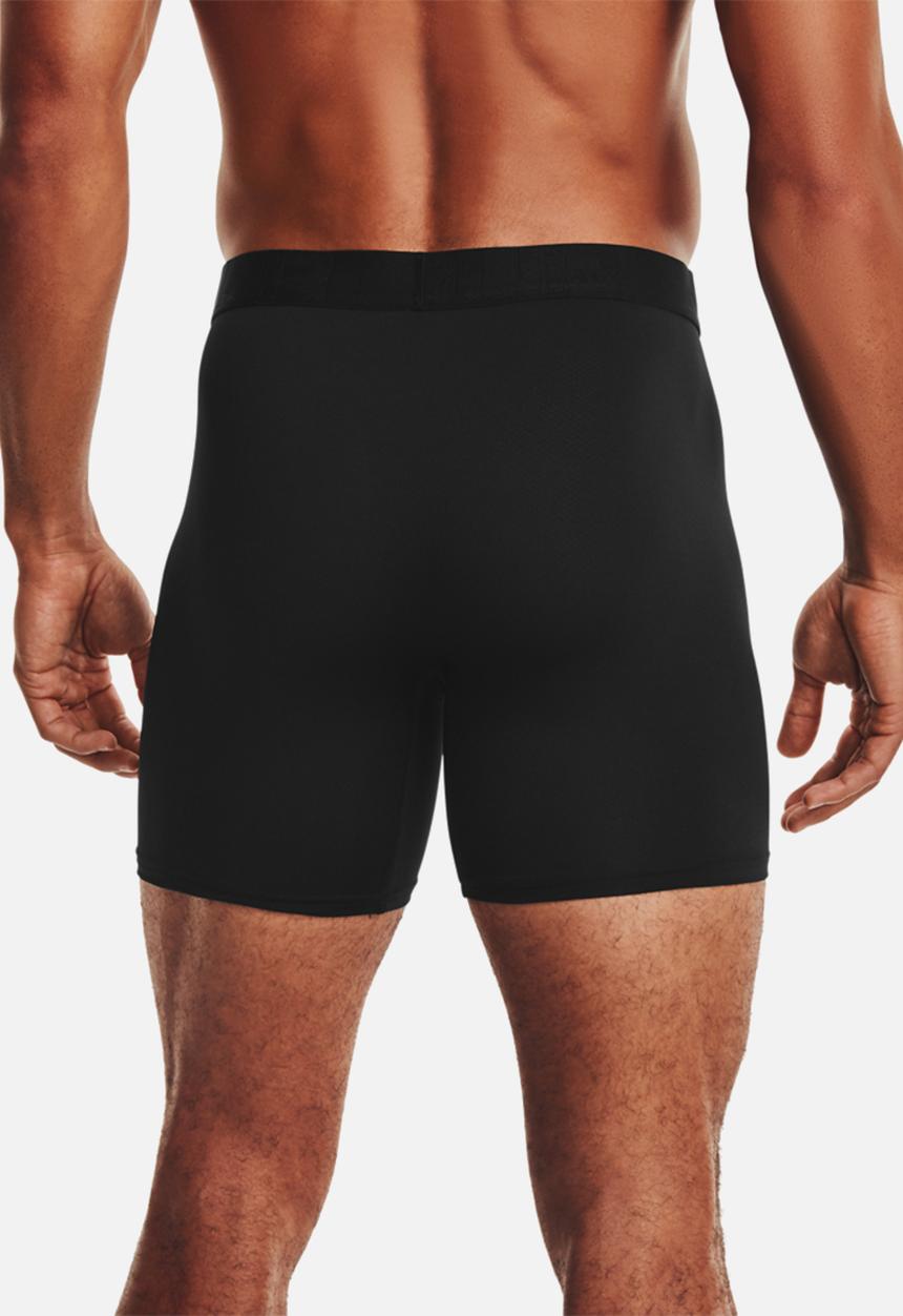 Under Armour - UA Tech™ Mesh 6" Boxerjock® – 2-Pack - Black/Blk