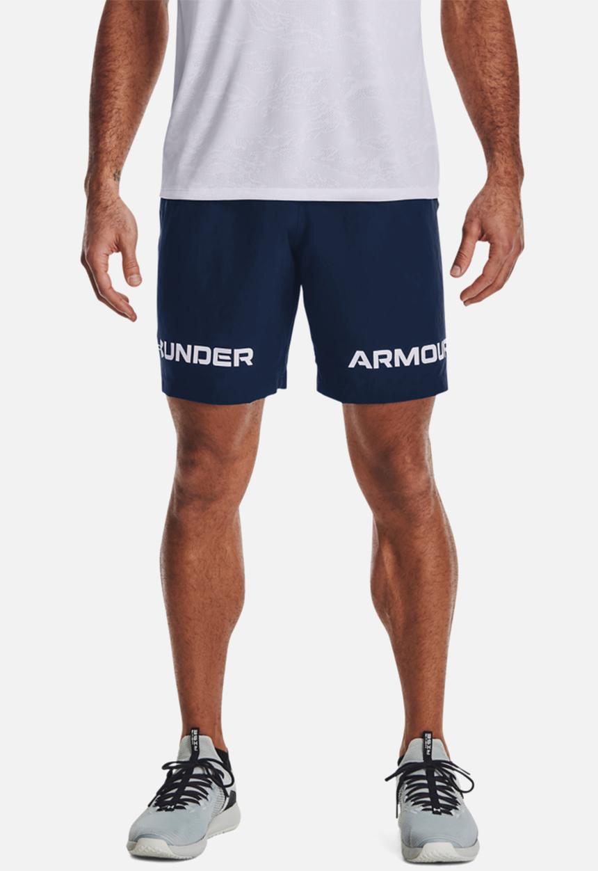 Under Armour - UA Woven Graphic Wordmark Shorts - Academy & White