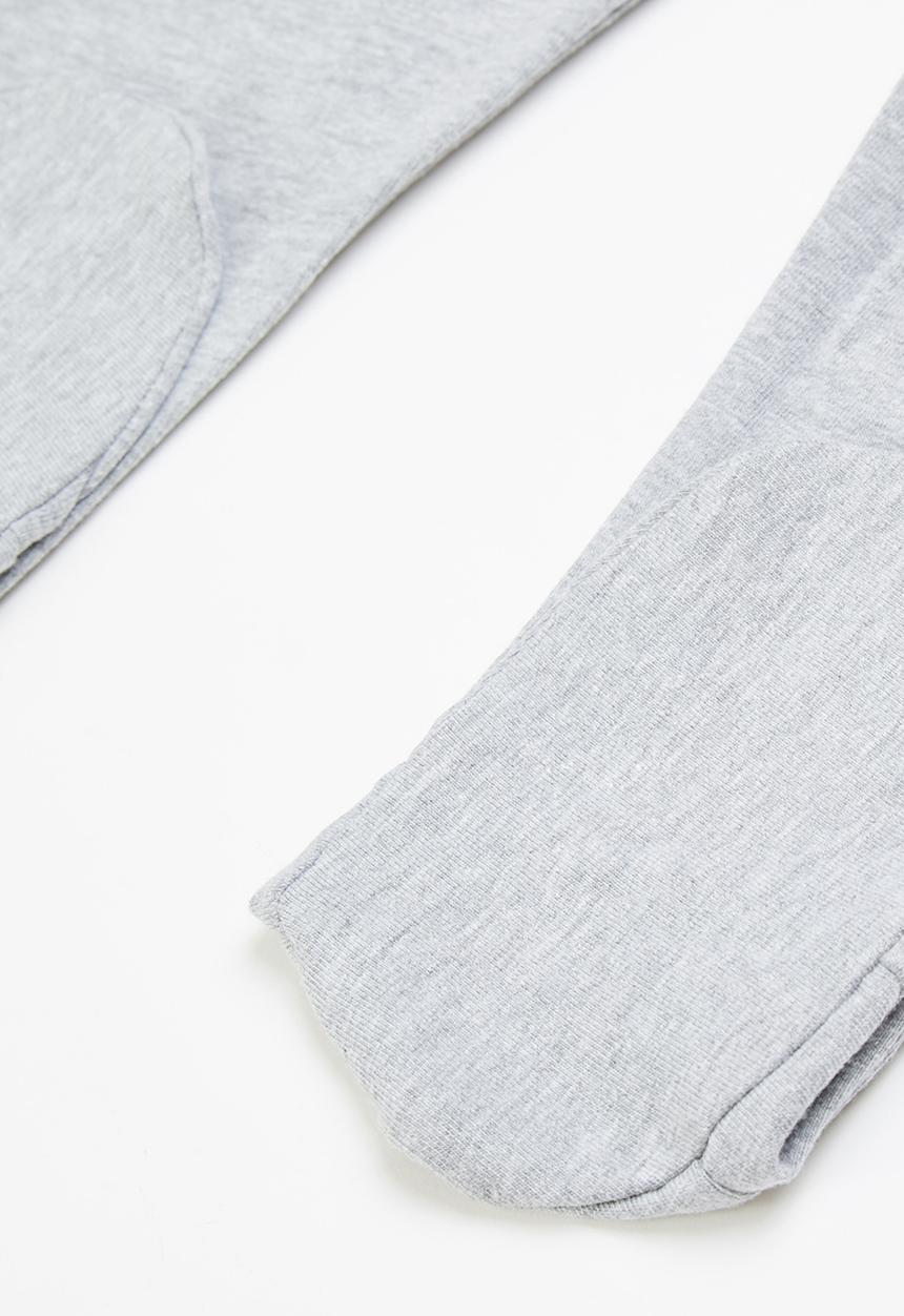Pop Candy - Boys 2 pack footed leggings - black & grey