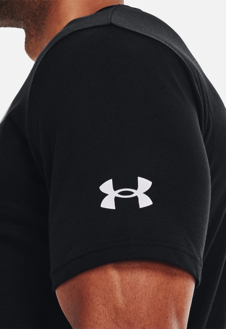 Under Armour - Project Rock Iron Paradise Short Sleeve Tee - Black & white