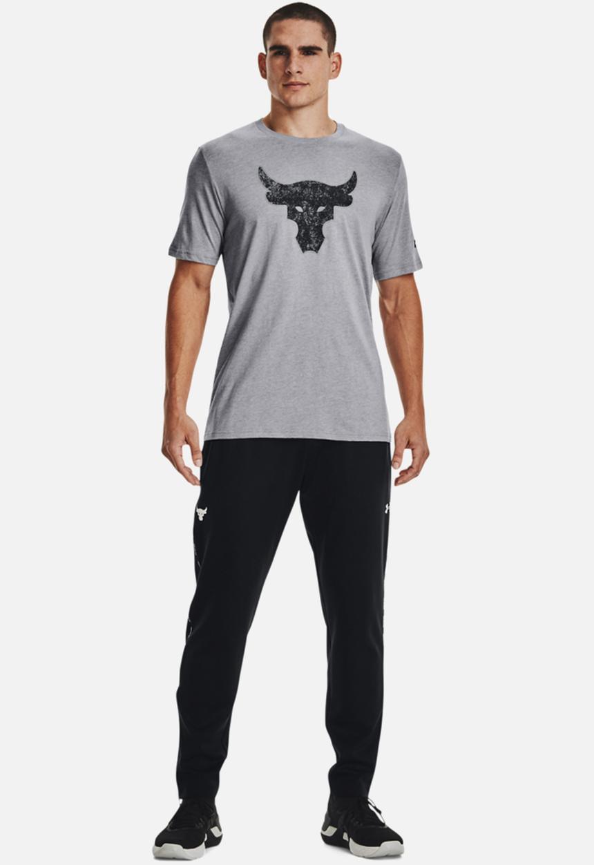 Under Armour - Project Rock Brahma Bull Short Sleeve Tee - Steel light heather