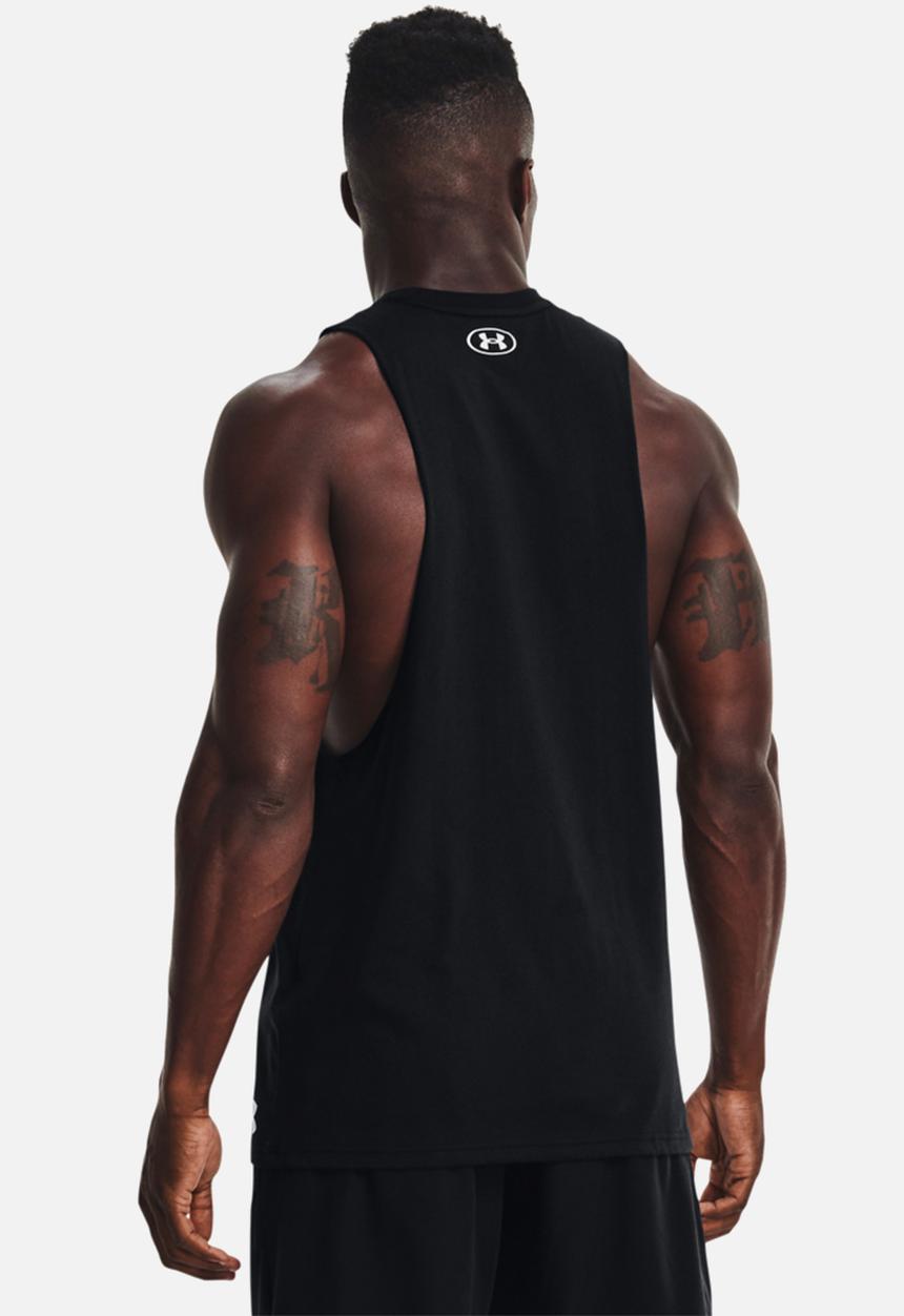 Under Armour - UA  Project Rock Brahma Bull Tank - Black/Wht