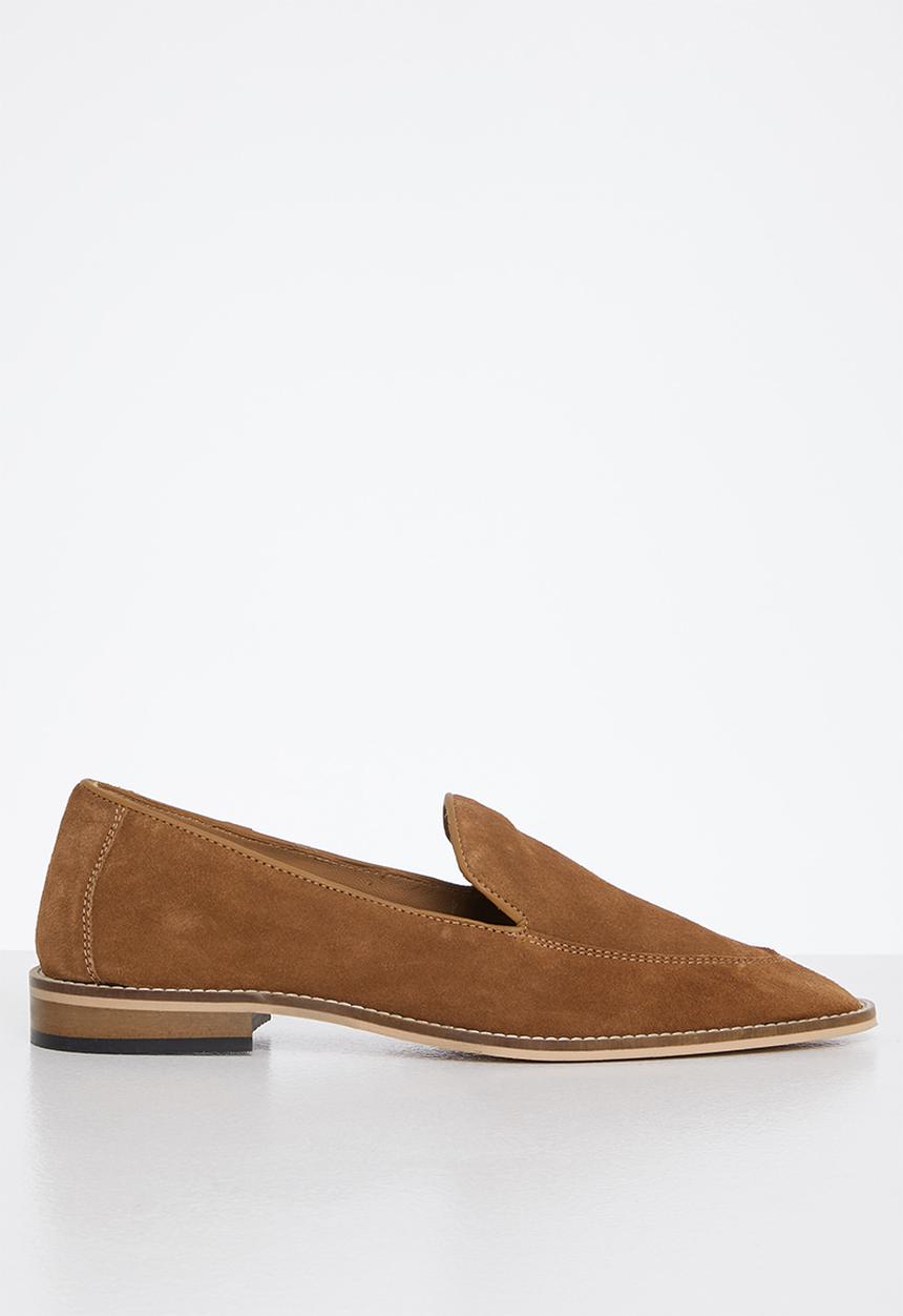 Lark & Crosse - Paul suede slip-on loafer - tan