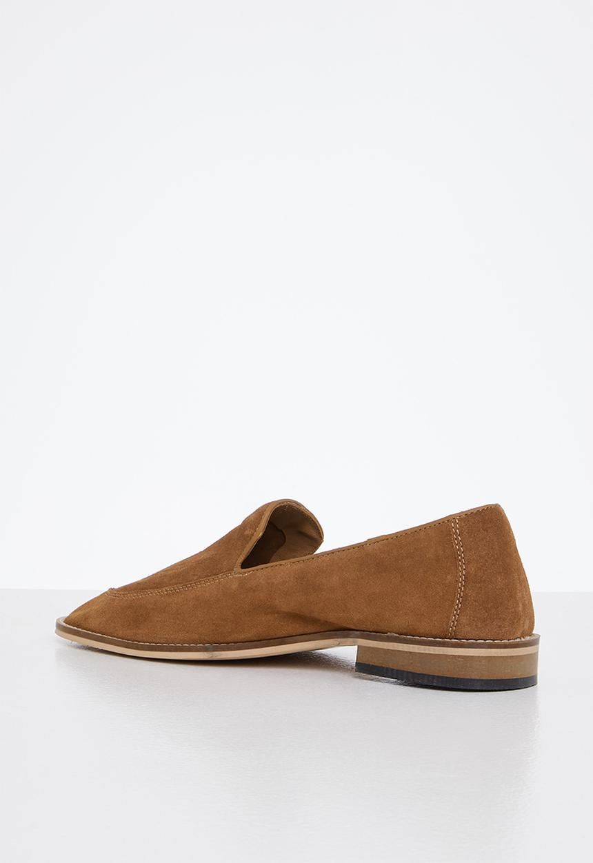 Lark & Crosse - Paul suede slip-on loafer - tan