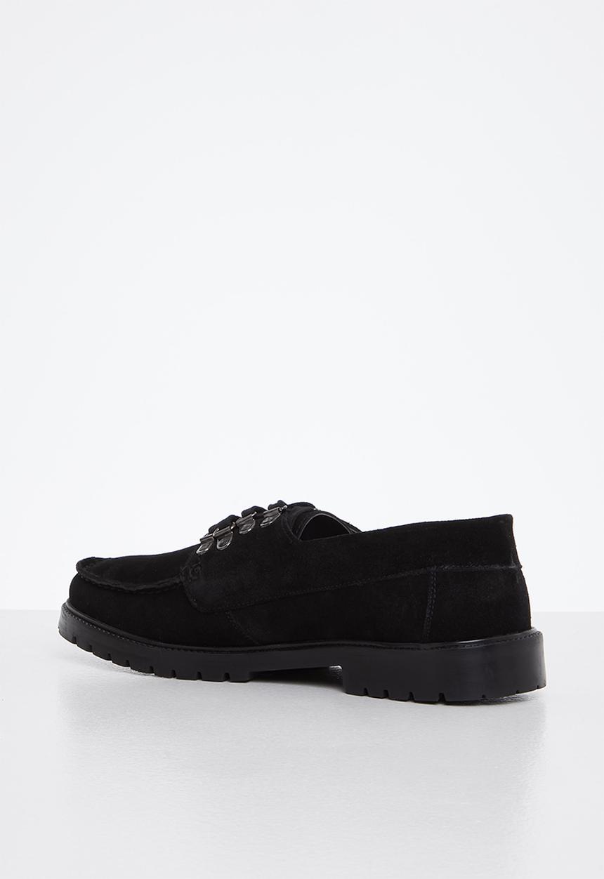 Lark & Crosse - Baker suede shoe - black