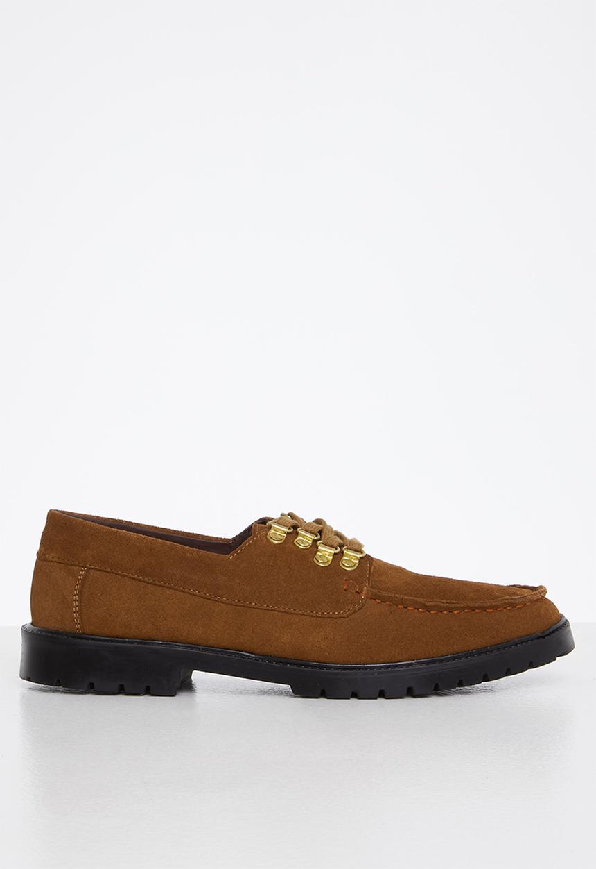 Lark & Crosse - Baker suede shoe - tan