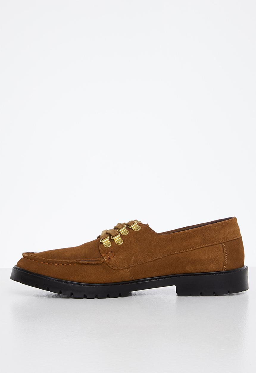 Lark & Crosse - Baker suede shoe - tan