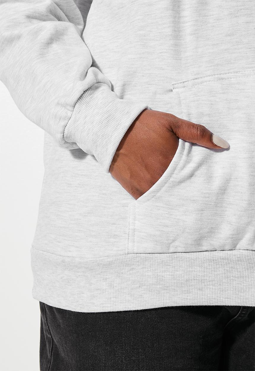 Superbalist - Longline hoodie - ice melange