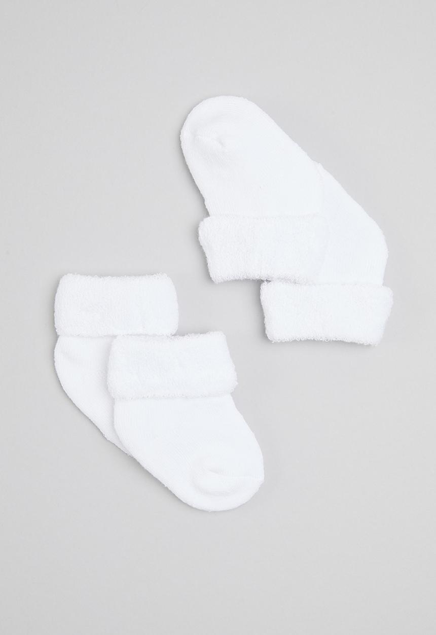 Little Lumps - 2 Pack socks - white
