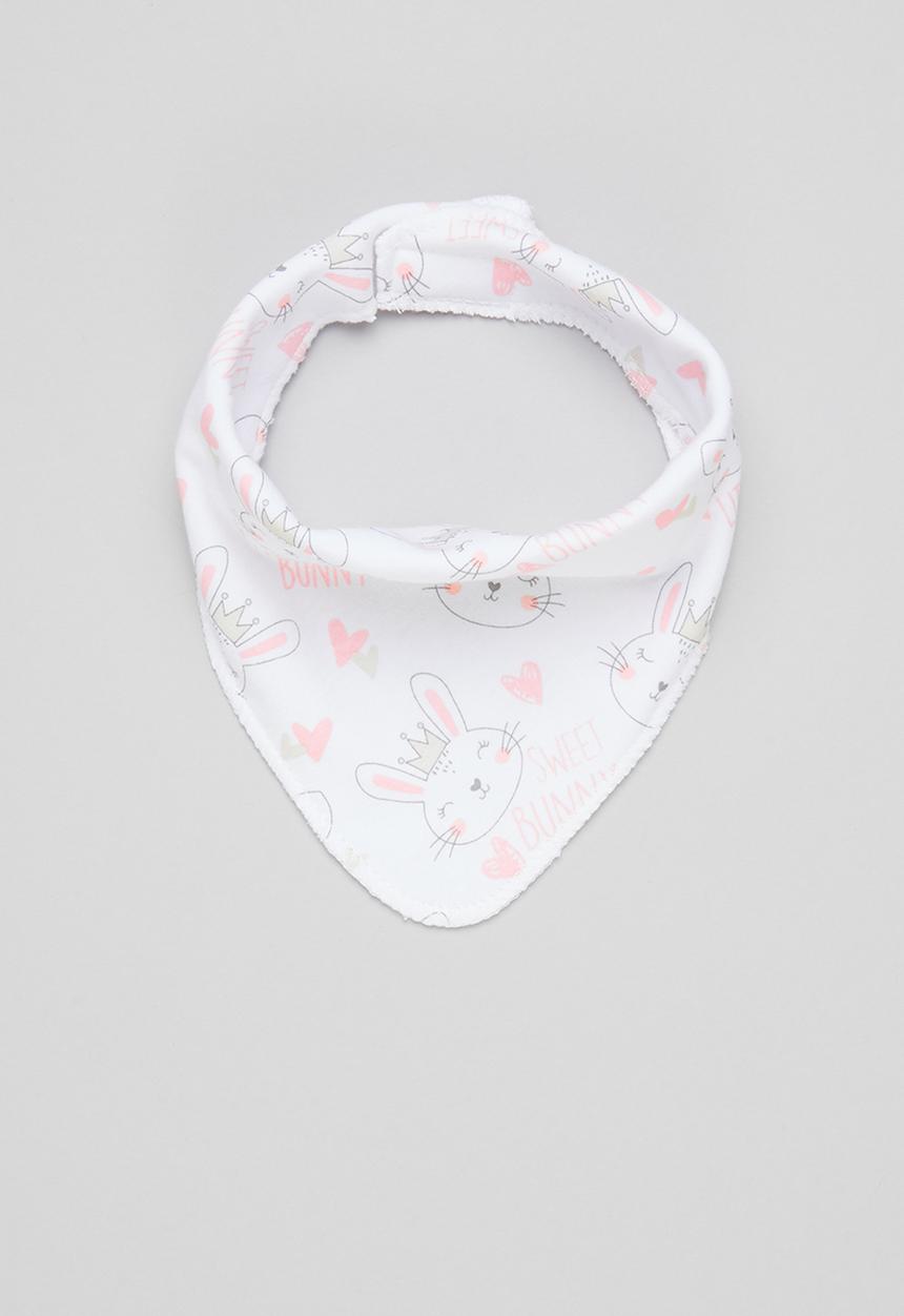Character Group - Bunny bandana bibs - white