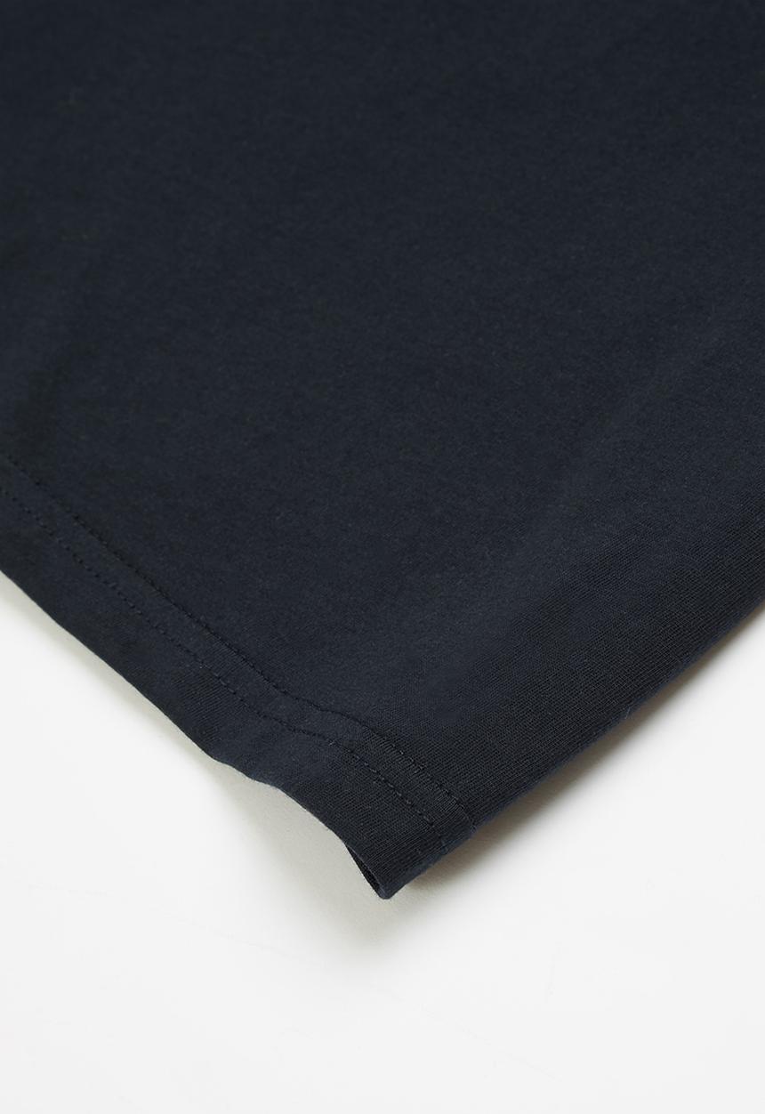 POLO - Boys crested pocket short sleeve tee - navy