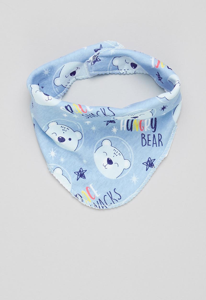 Character Group - Space bear bandana bibs - blue