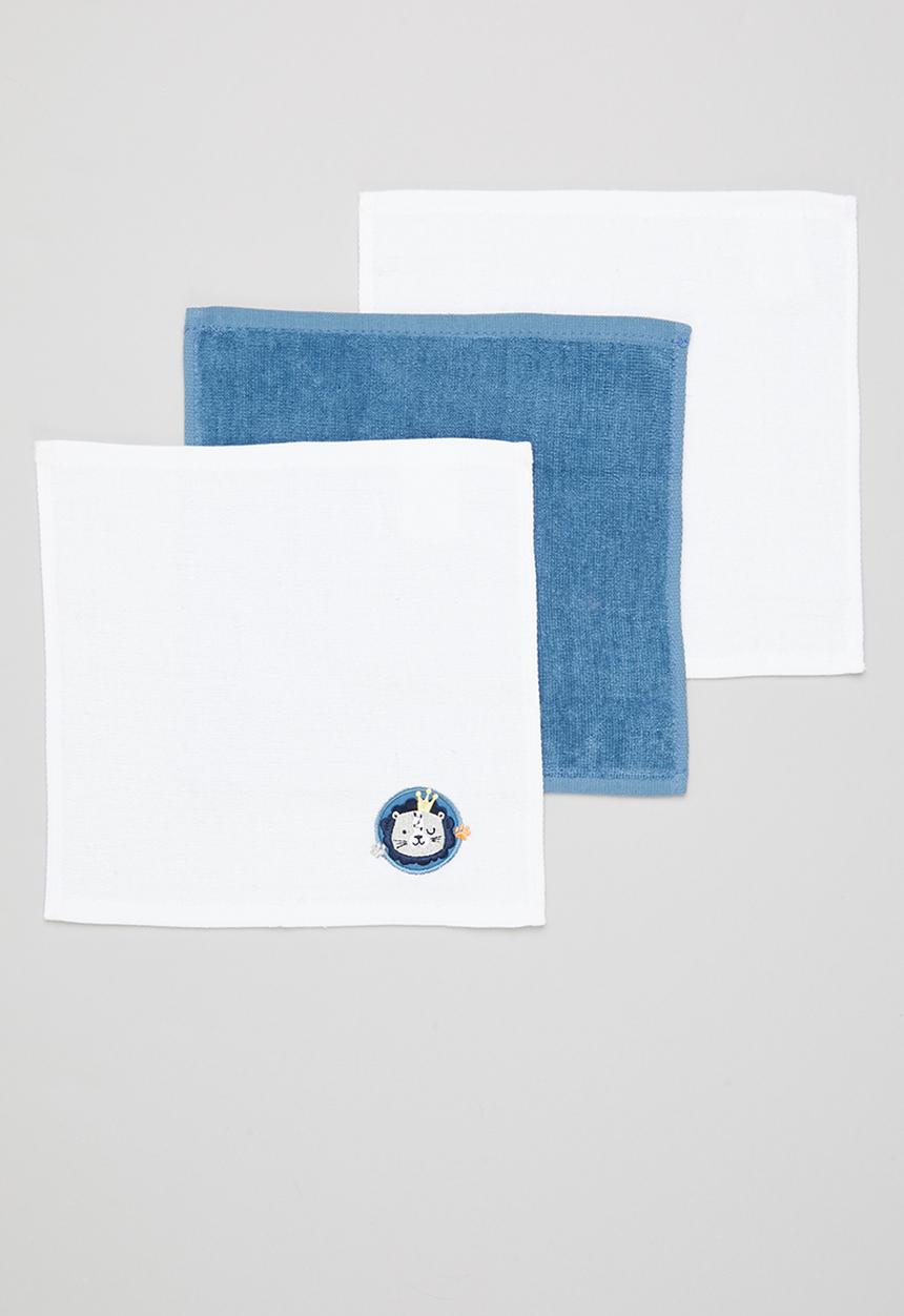Character Group - 3-Pack face cloths - white/blue