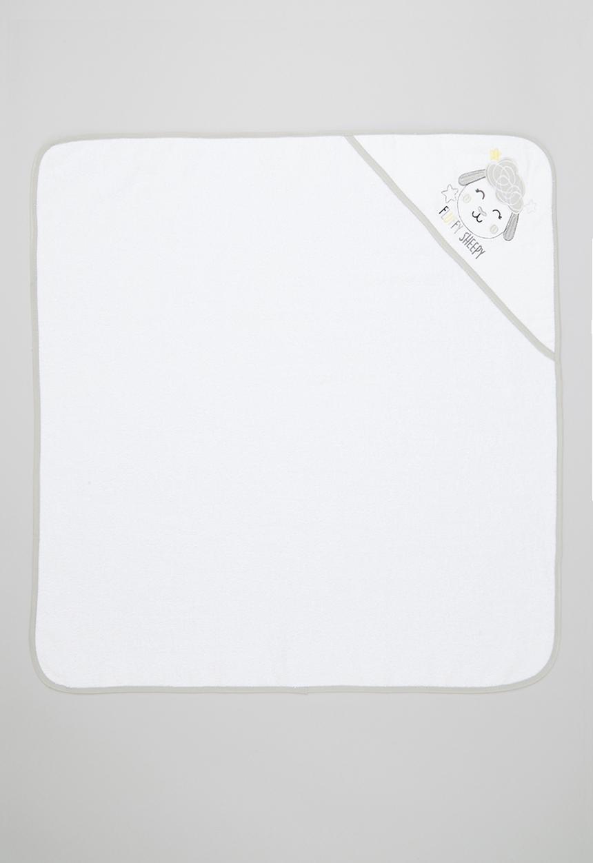 Character Group - Sheep hooded towel - white/grey