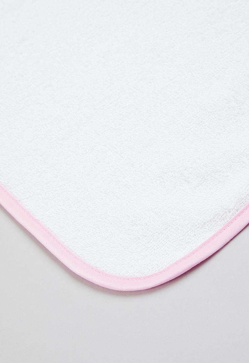 Character Group - Bunny hooded towel - white/pink