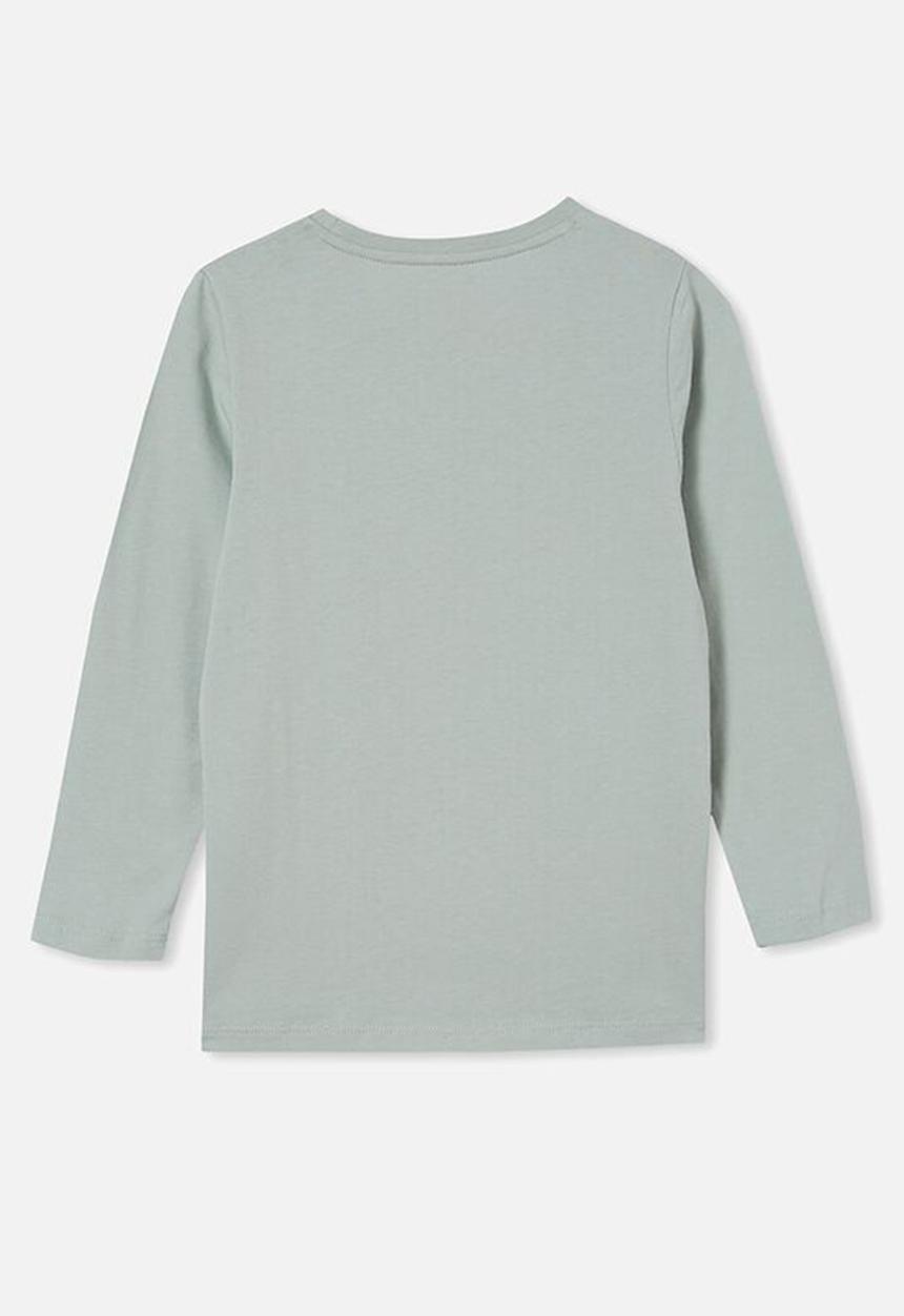 Cotton On - Penelope long sleeve tee - stone green