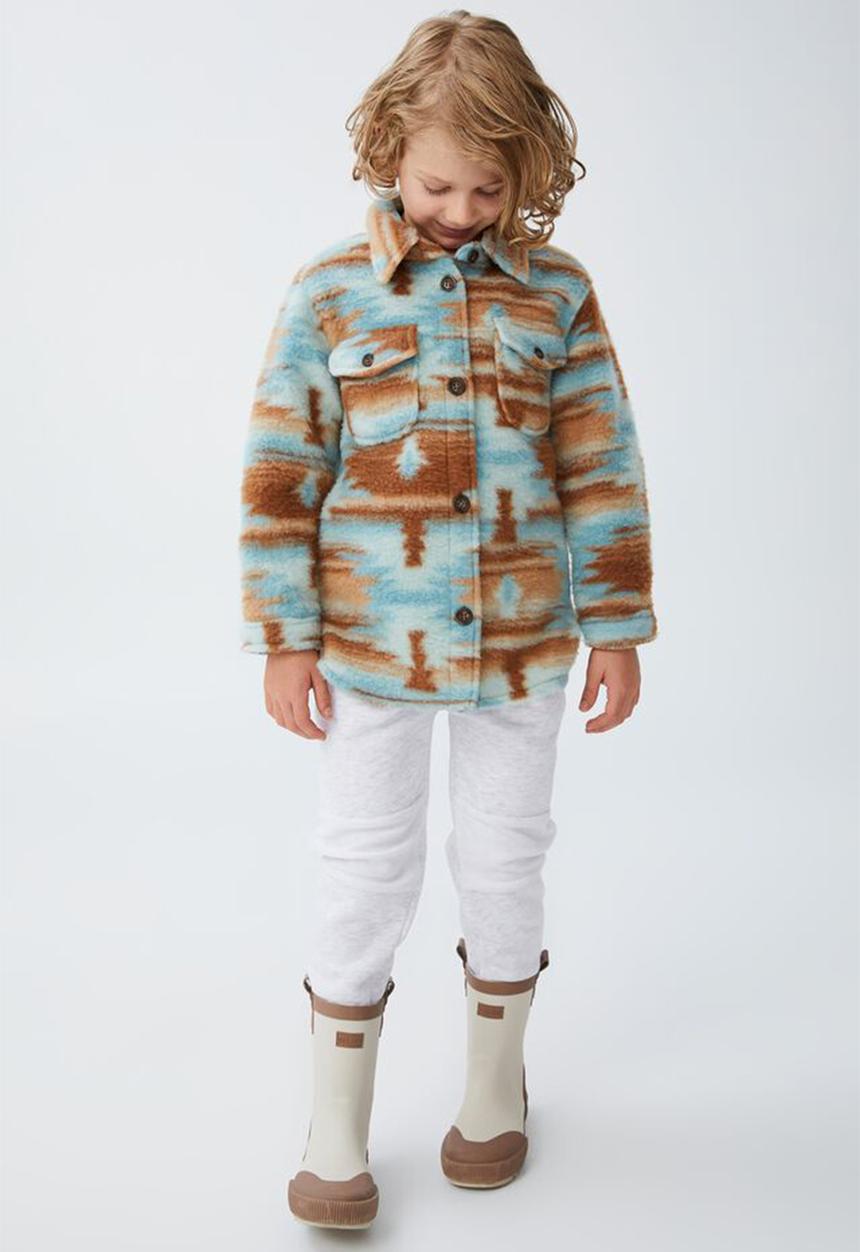 Cotton On - Heath brushed shacket - coco jumbo