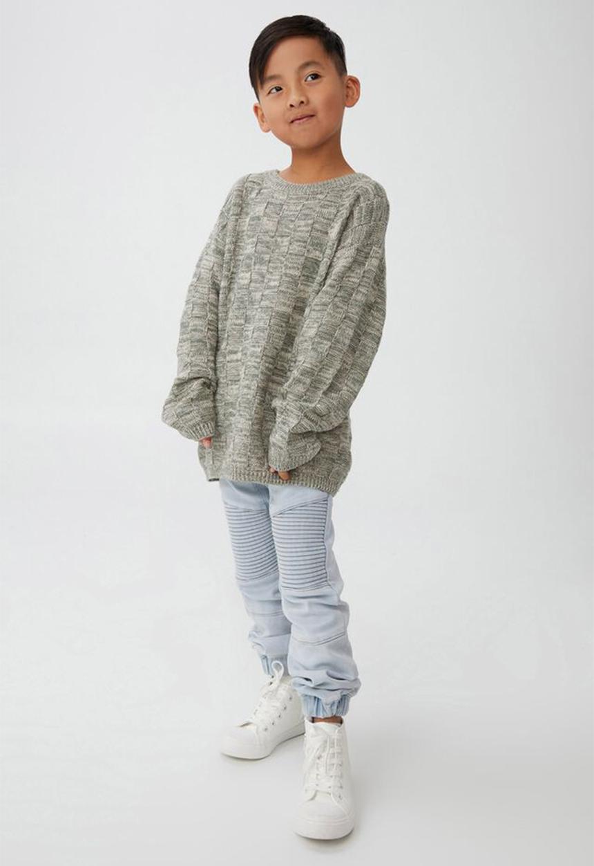 Cotton On - Blake knit crew - swag green