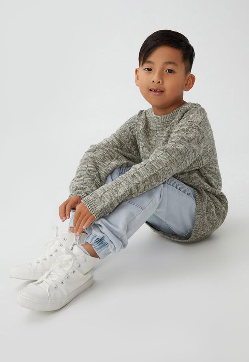 Cotton On - Blake knit crew - swag green