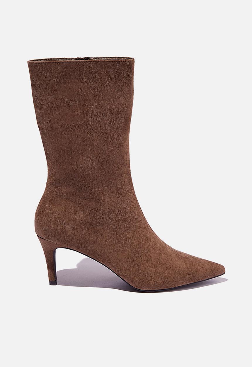 Cotton On - Sienna sleek point boot - choc 