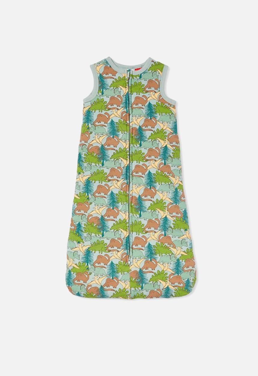Cotton On - The winter sleepy bag - stone green/dino forest
