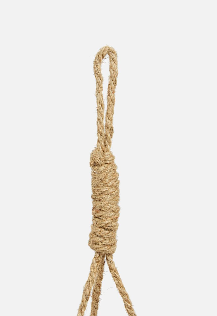 Sixth Floor - Miro hanging planter - cream