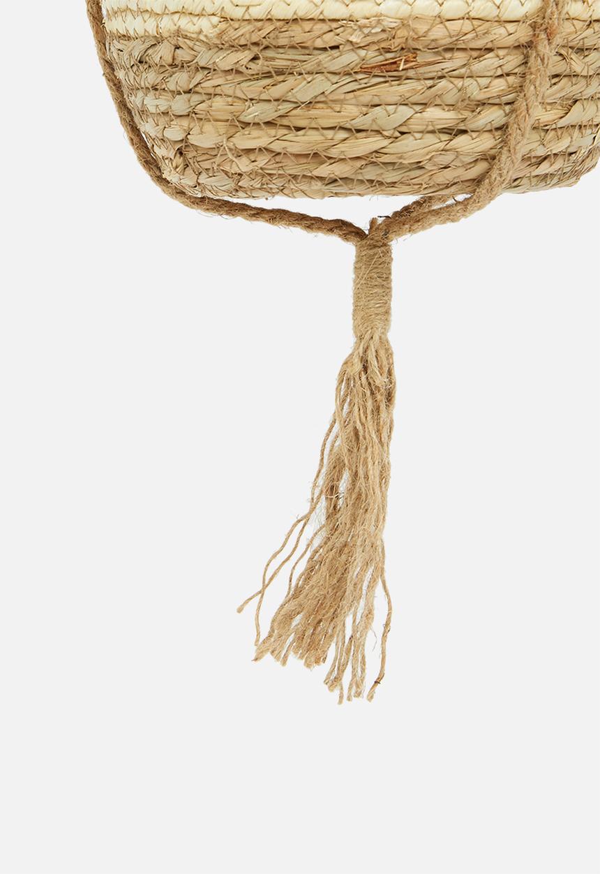 Sixth Floor - Miro hanging planter - cream