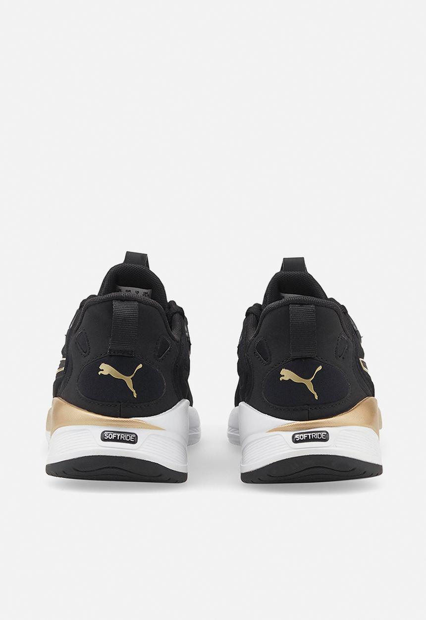 PUMA - Softride premier metallic wn's - puma black-puma team gold