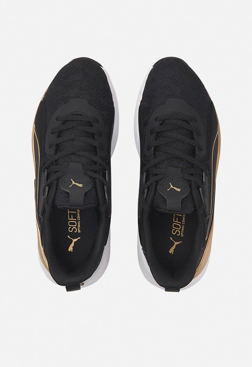 PUMA - Softride premier metallic wn's - puma black-puma team gold
