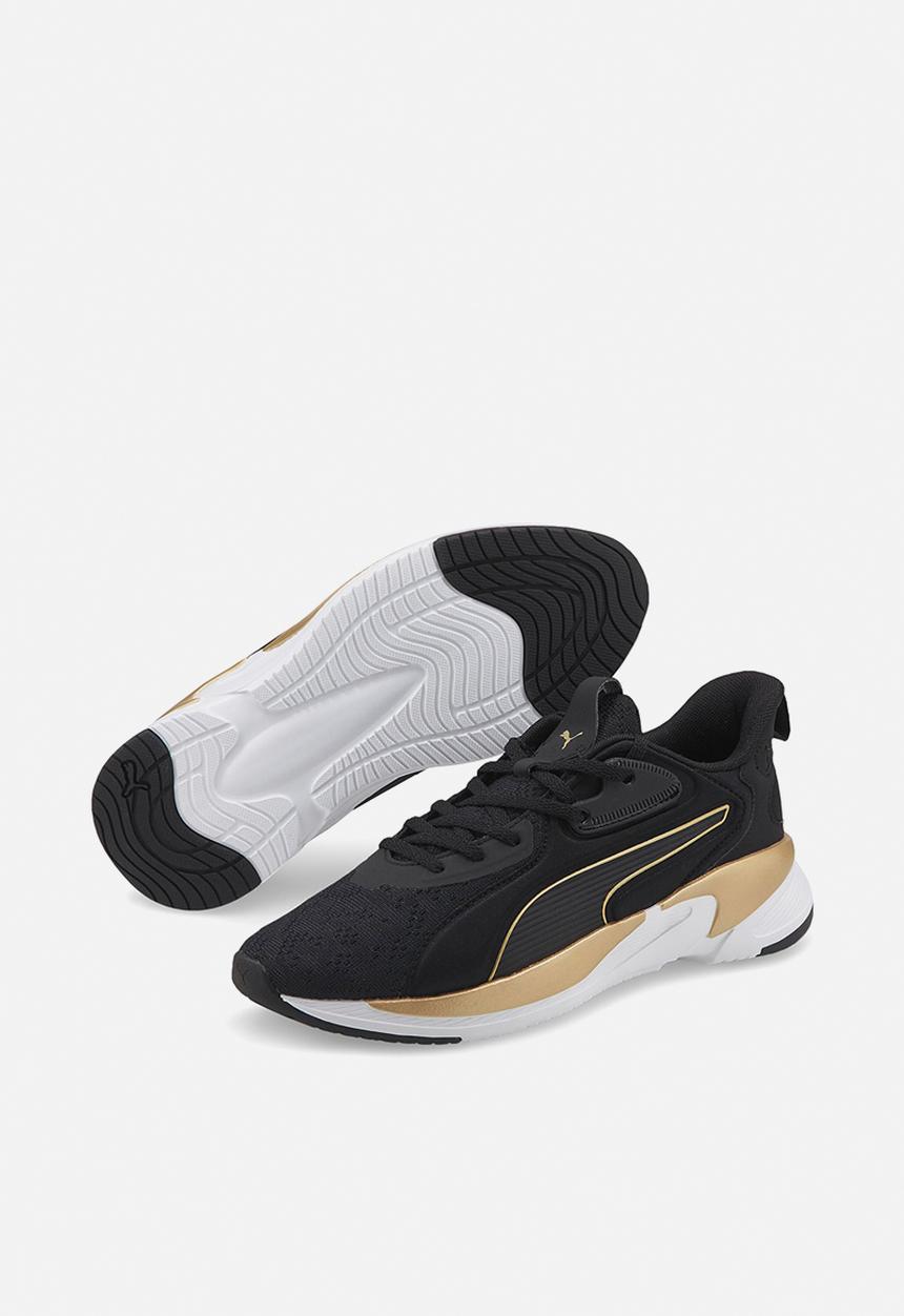 PUMA - Softride premier metallic wn's - puma black-puma team gold