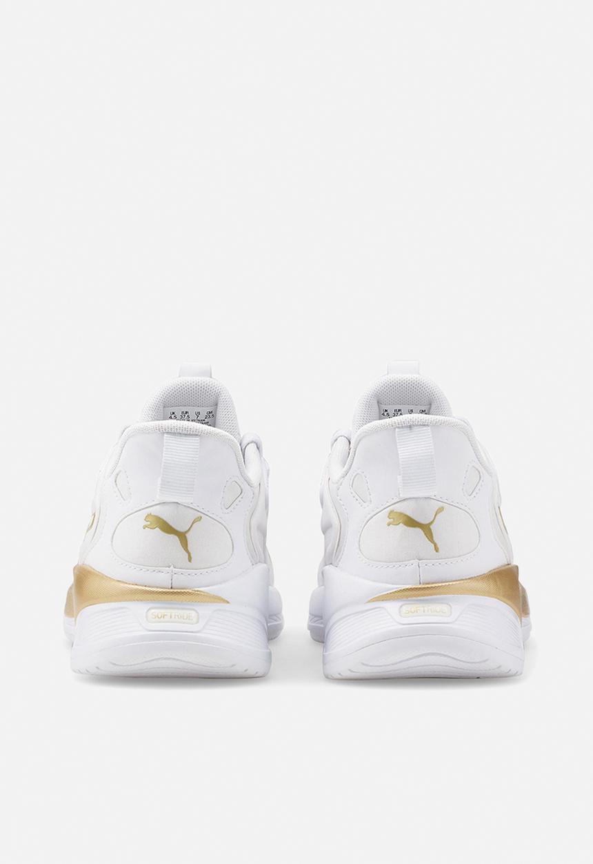 PUMA - Softride premier metallic wn's - puma white-puma team gold