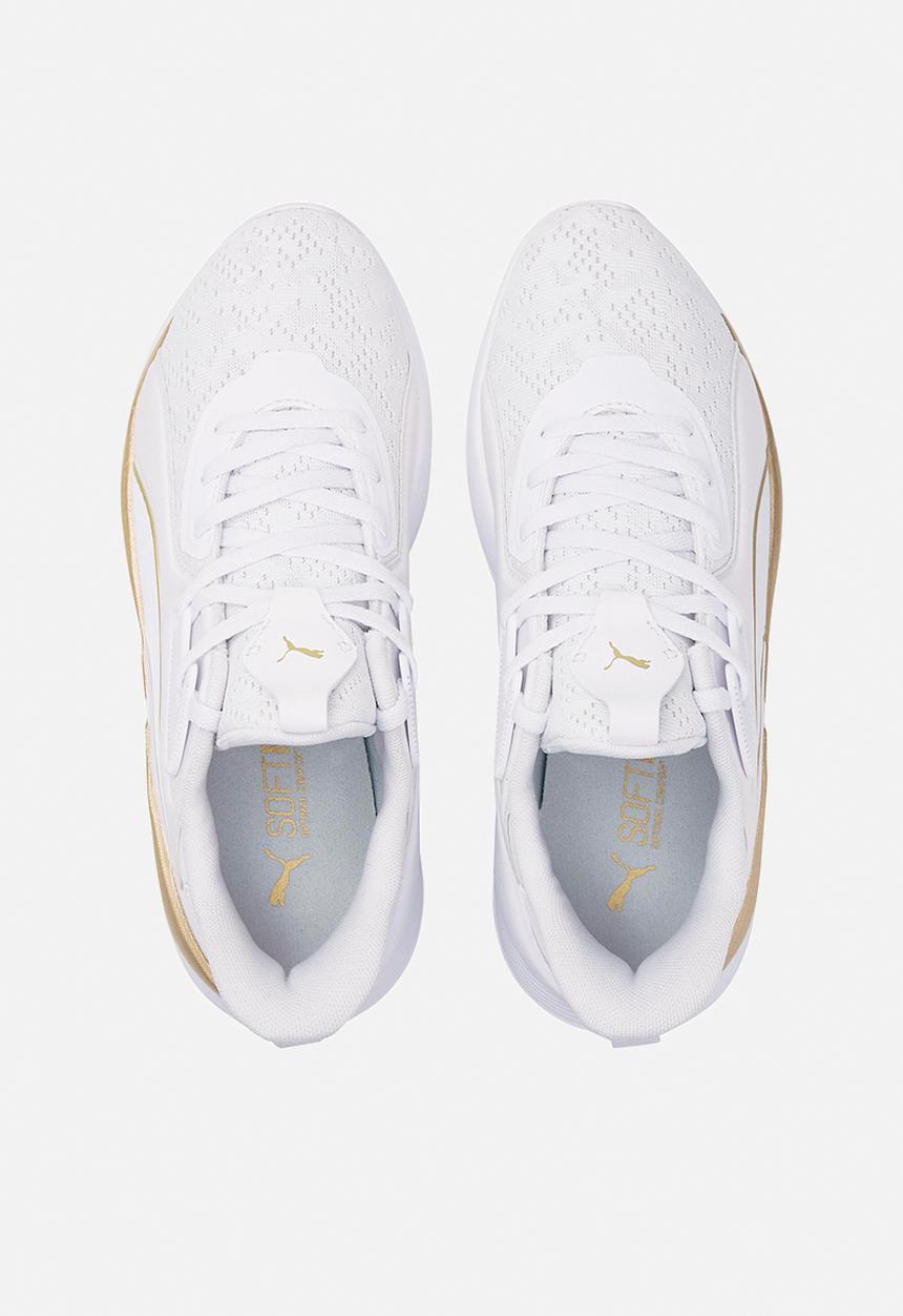 PUMA - Softride premier metallic wn's - puma white-puma team gold