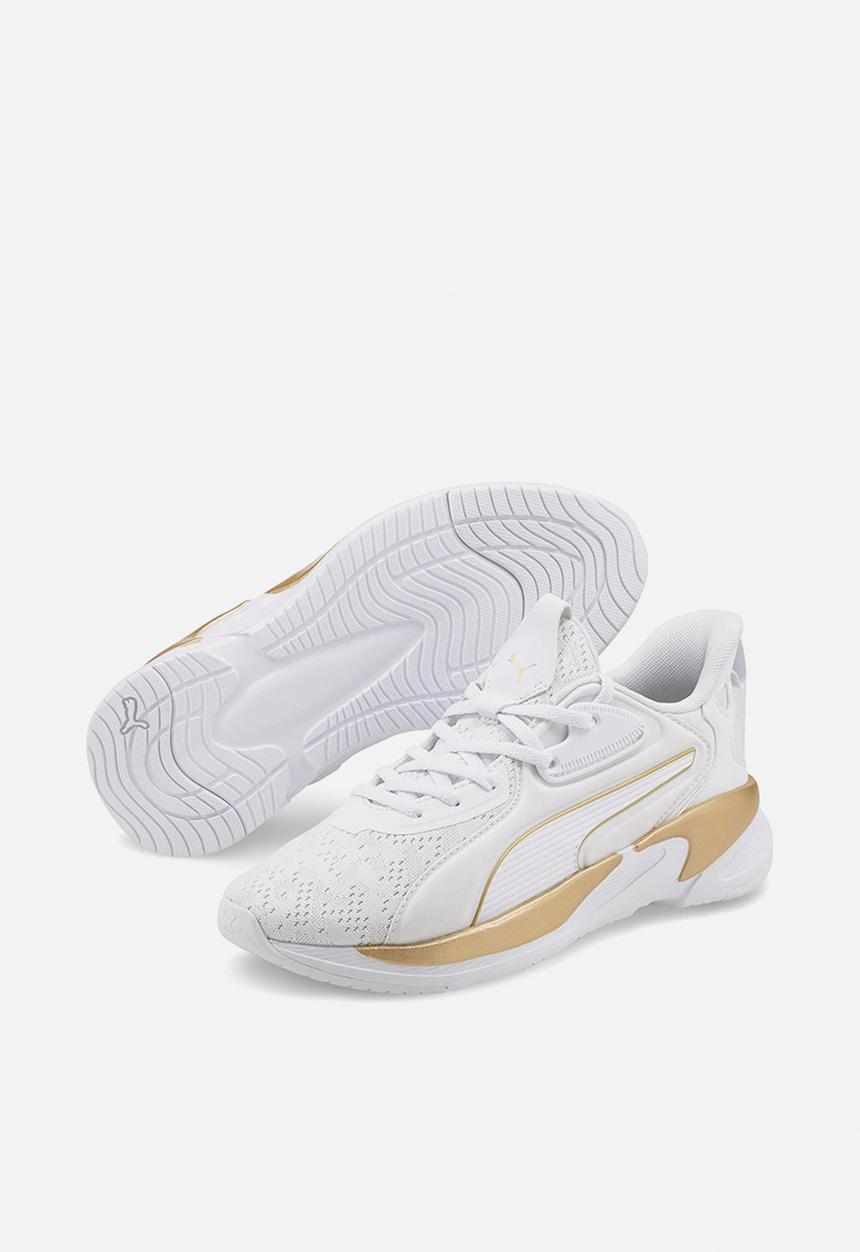 PUMA - Softride premier metallic wn's - puma white-puma team gold