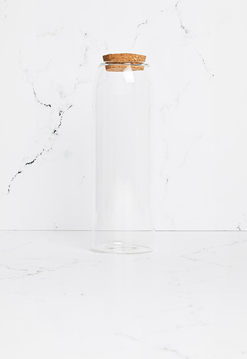 Sixth Floor - Storage glass cannister set of 3 - clear