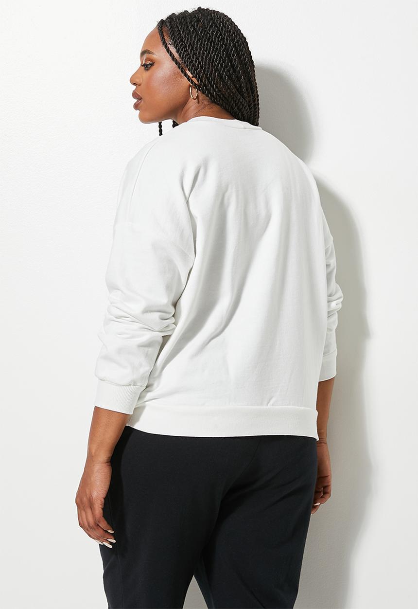 Superbalist - 2 Pack crew neck sweat - black & ecru