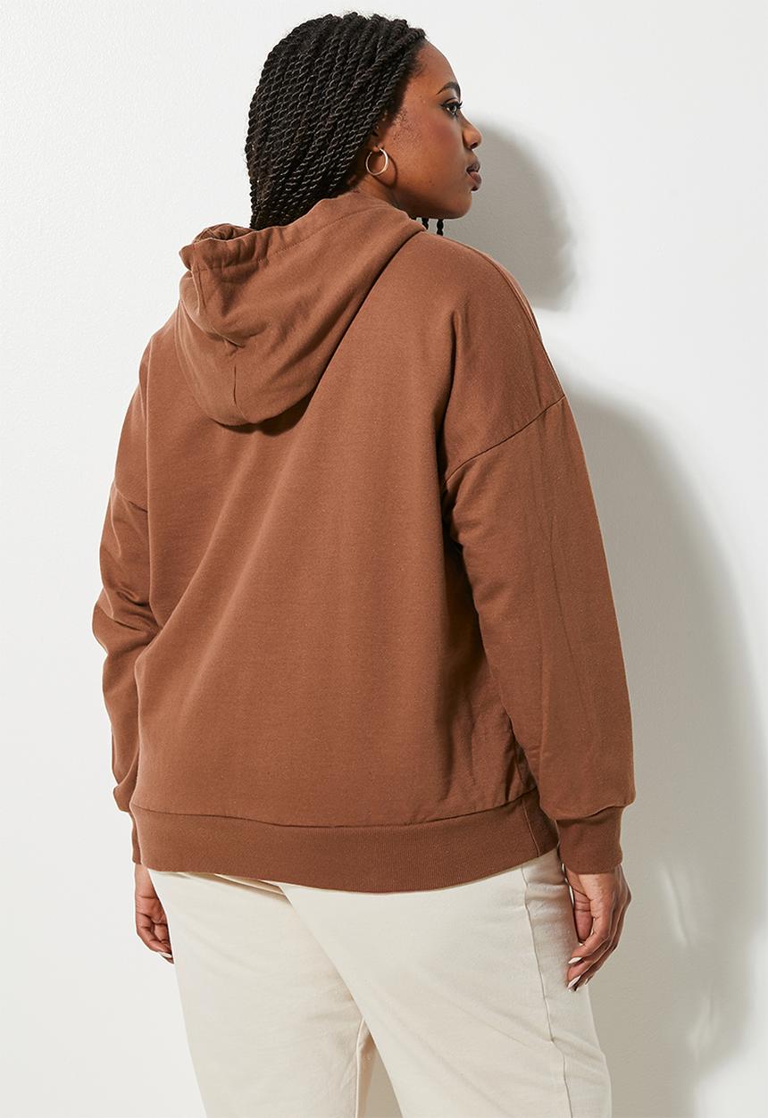 Superbalist - 2 Pack regular hoodie - choc & sand