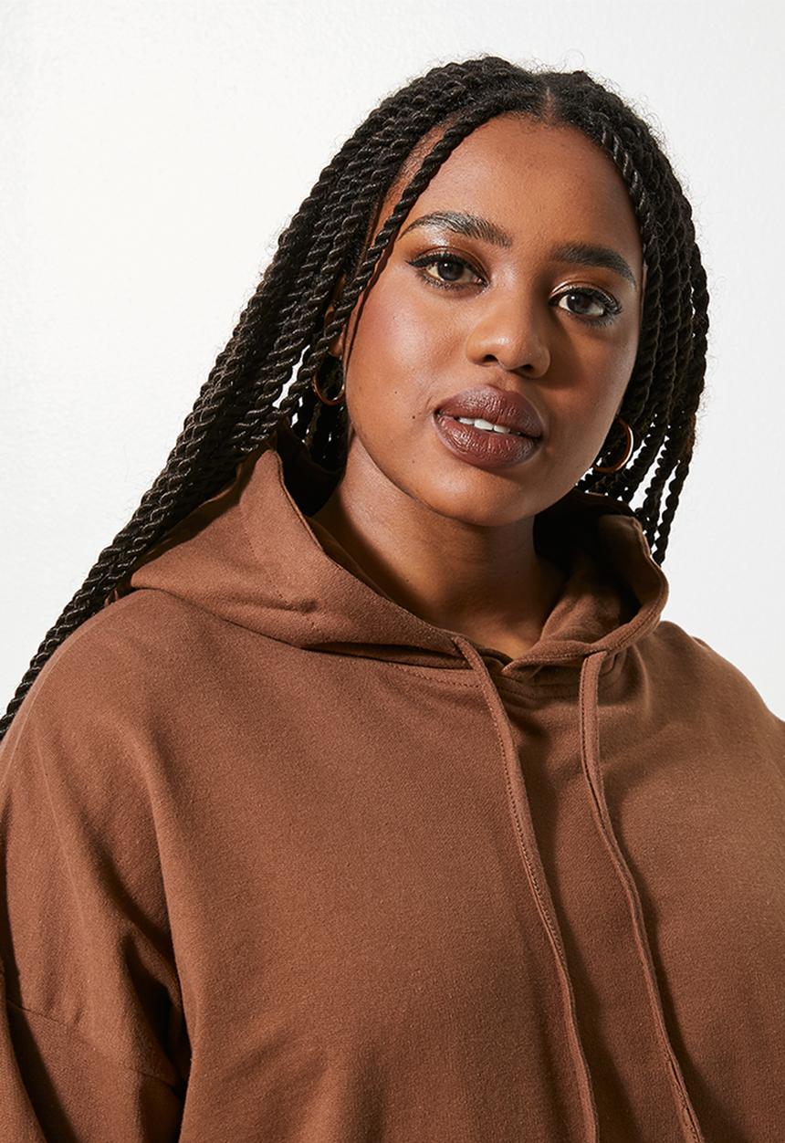 Superbalist - 2 Pack regular hoodie - choc & sand