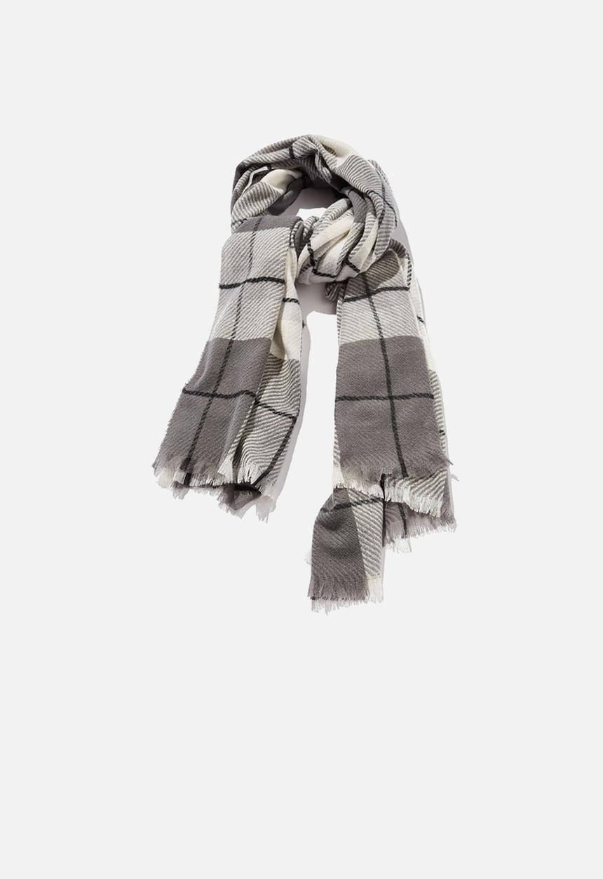 Rubi - Millie mid weight scarf - heritage black check